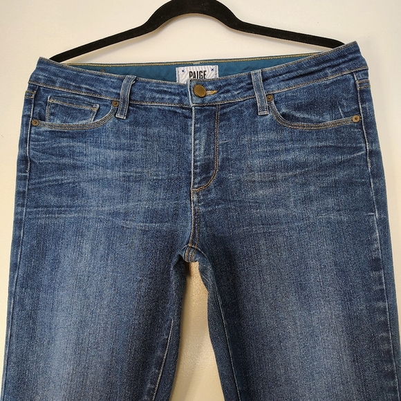 Paige women's Skyline ankle peg jeans, size 30, mid rise, skinny, cotton blend. - Picture 15 of 16
